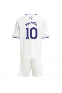 Fotbalové Dres Aston Villa Emiliano Buendia #10 Dětské Třetí Oblečení 2025-26 Krátký Rukáv (+ trenýrky)